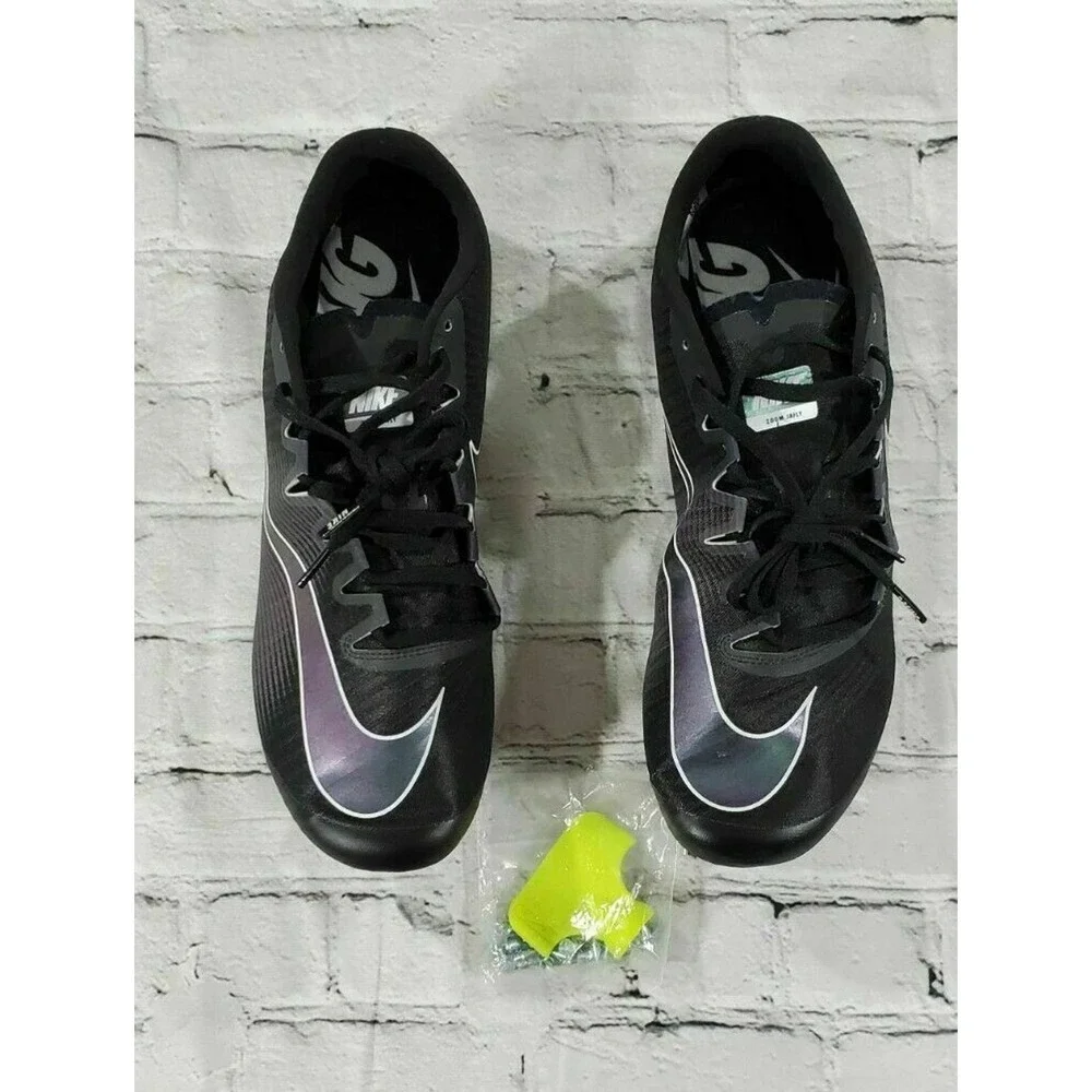 Nike Zoom Ja Fly 3 Indigo Fog Speckled Track Spikes 865633 002 MENS SIZE 12